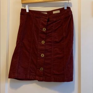 Never-worn Anthropologie button-up Skirt
